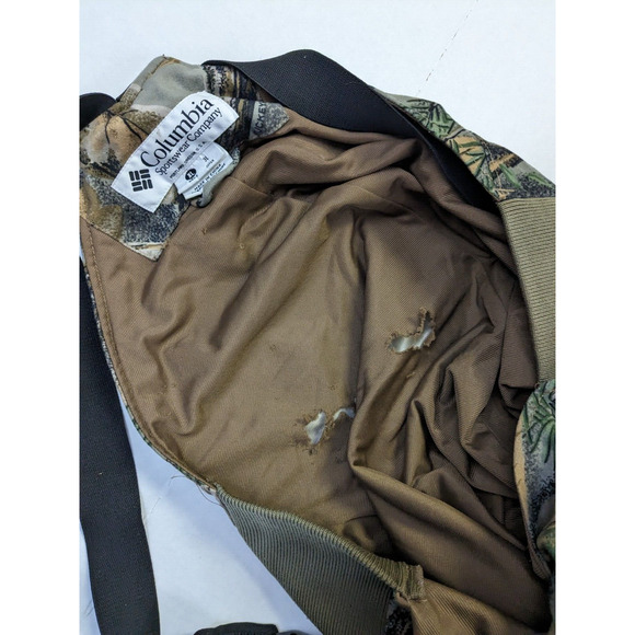 COLUMBIA Hunting Overalls Men Size XL buckeye vanish Camo Coveralls Bibs - Picture 8 of 10